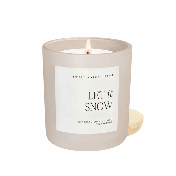 LET IT SNOW, SOY CANDLE, 15OZ