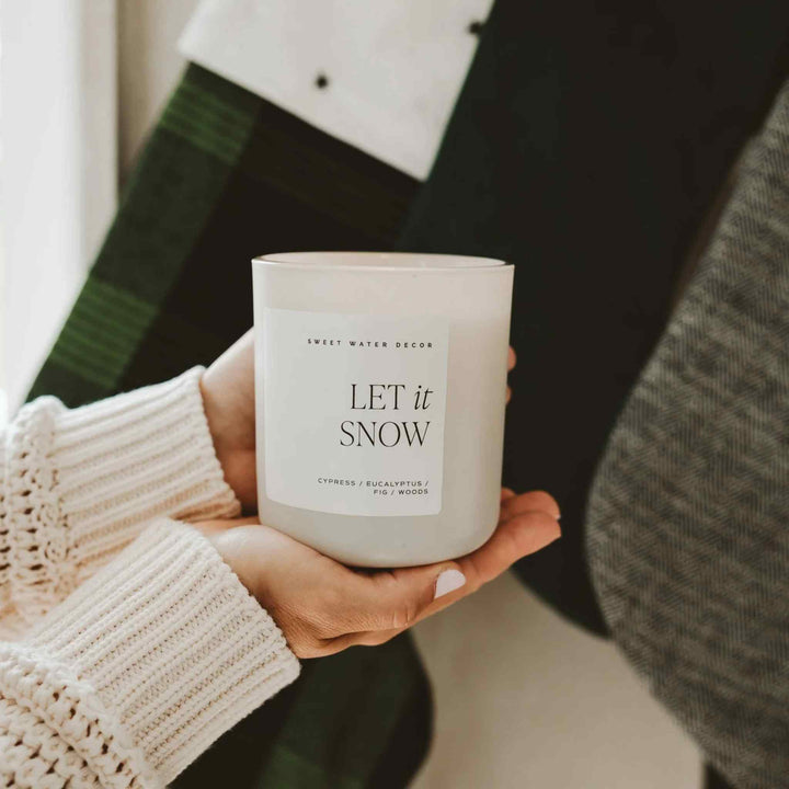 LET IT SNOW, SOY CANDLE, 15OZ