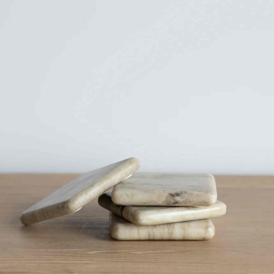 MARBLE COASTERS, S/4