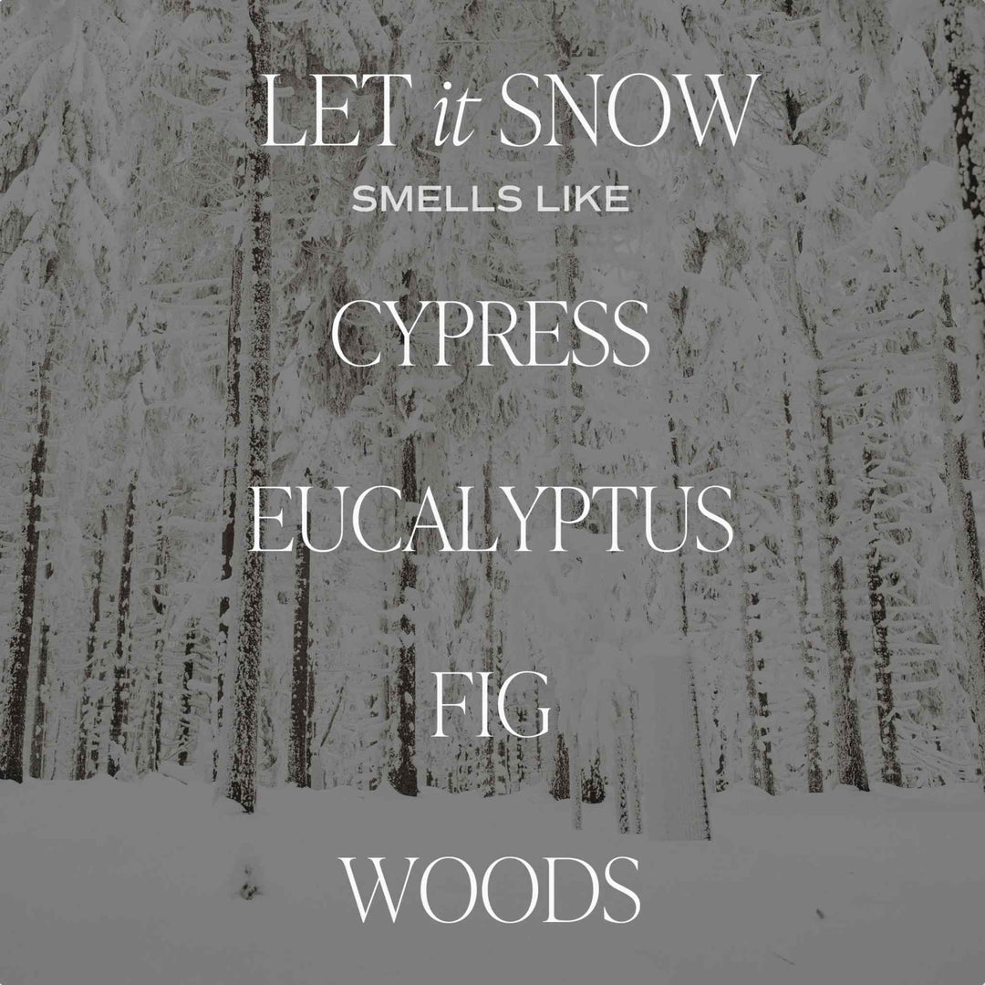 LET IT SNOW, SOY CANDLE, 15OZ