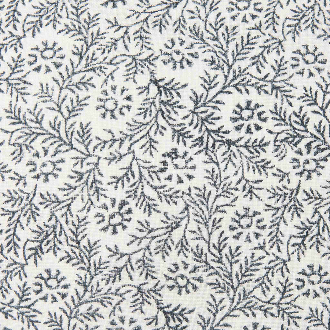 GEORGIA CREAM W/ INDIGO PILLOW