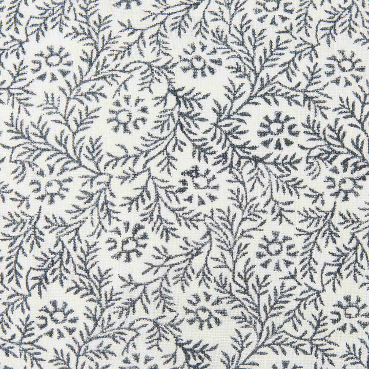 GEORGIA CREAM W/ INDIGO PILLOW