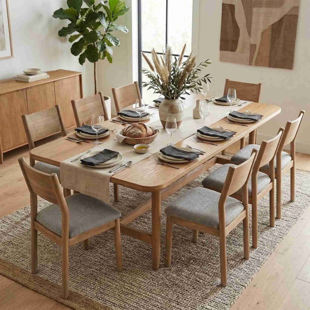 KATALINA DINING TABLE, SAND