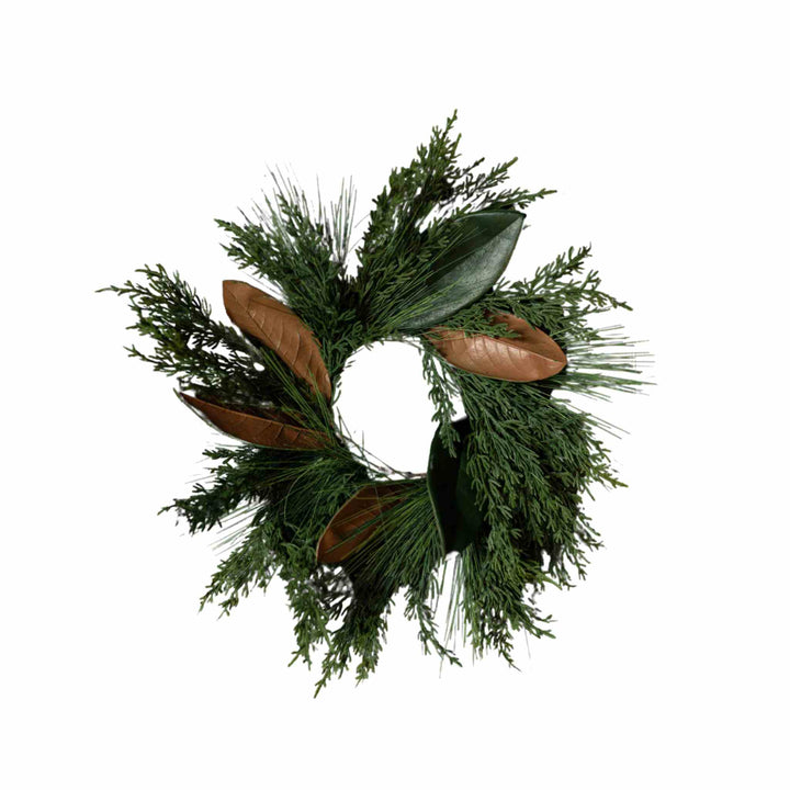 MAGNOLIA & CYPRESS PINE WREATH