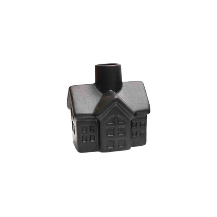 BLACK HOUSE CANDLE HOLDER