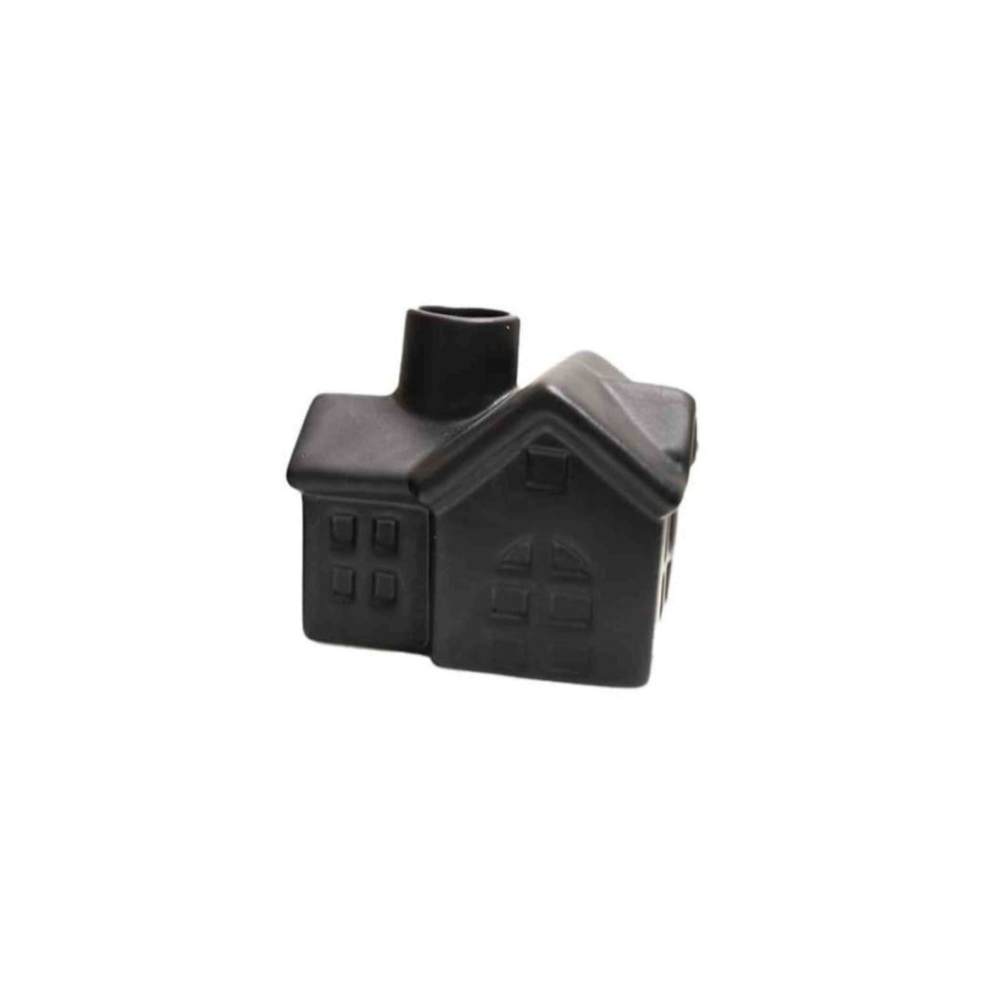 BLACK HOUSE CANDLE HOLDER