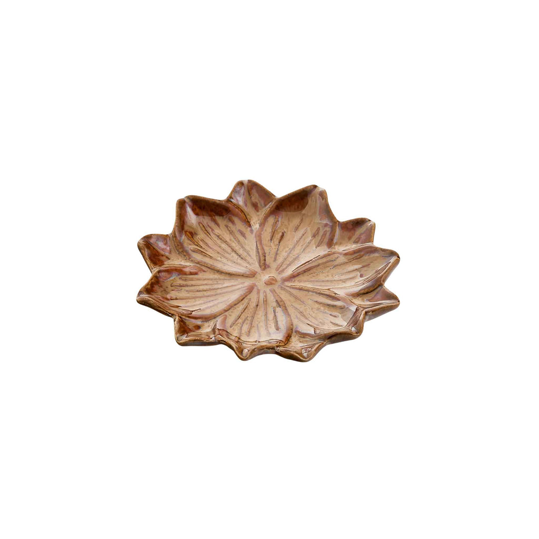 FLOWER SHAPED CERAMIC TRAY