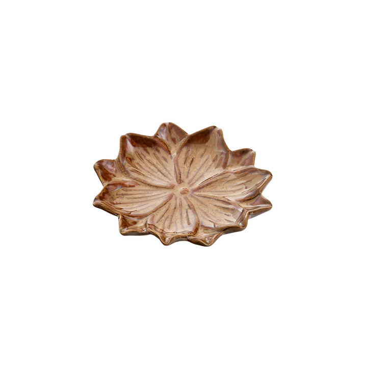 FLOWER SHAPED CERAMIC TRAY