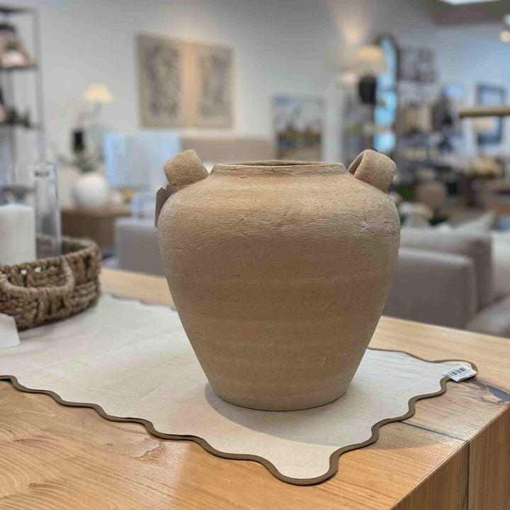 EARTHY HANDLED URN