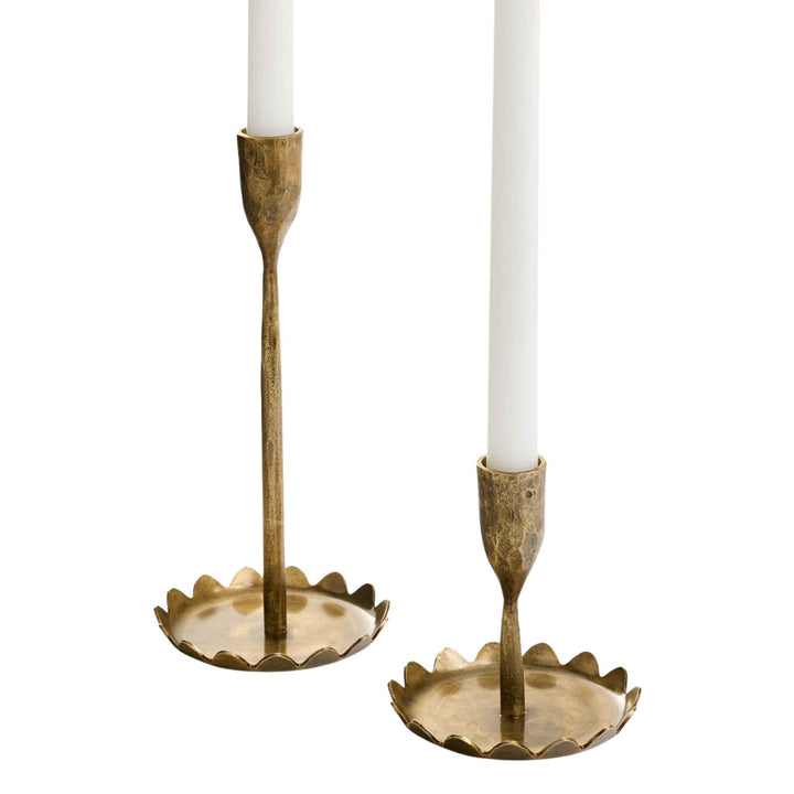 HAND HAMMERED CANDLE HOLDER