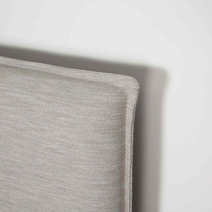 JULIA BED, SHORT HEADBOARD, SAND