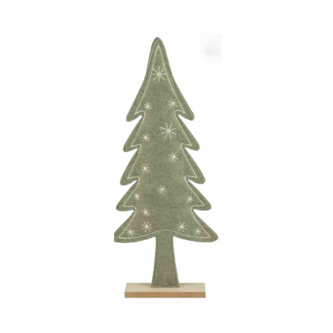 FELT TREE W/ SNOWFLAKES