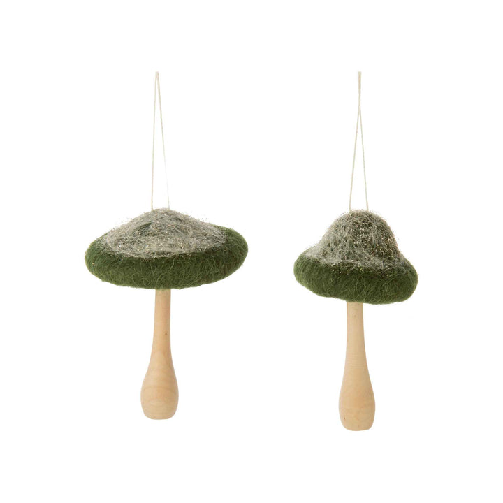 FELT TOP MUSHROOM ORNAMENT