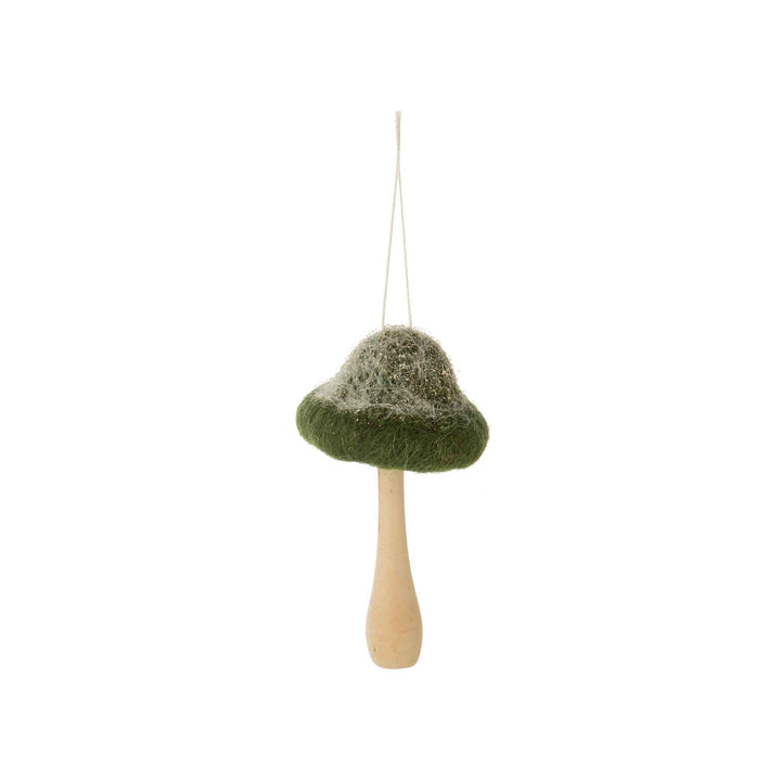 FELT TOP MUSHROOM ORNAMENT