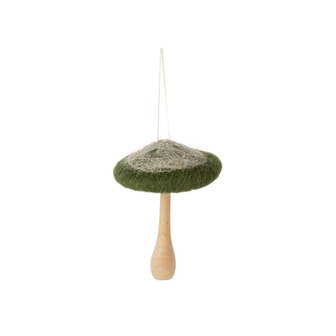 FELT TOP MUSHROOM ORNAMENT