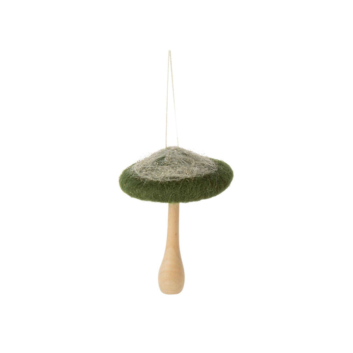 FELT TOP MUSHROOM ORNAMENT
