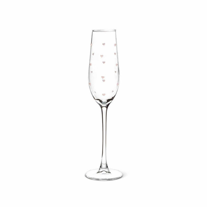 PINK HEARTS CHAMPAGNE FLUTE