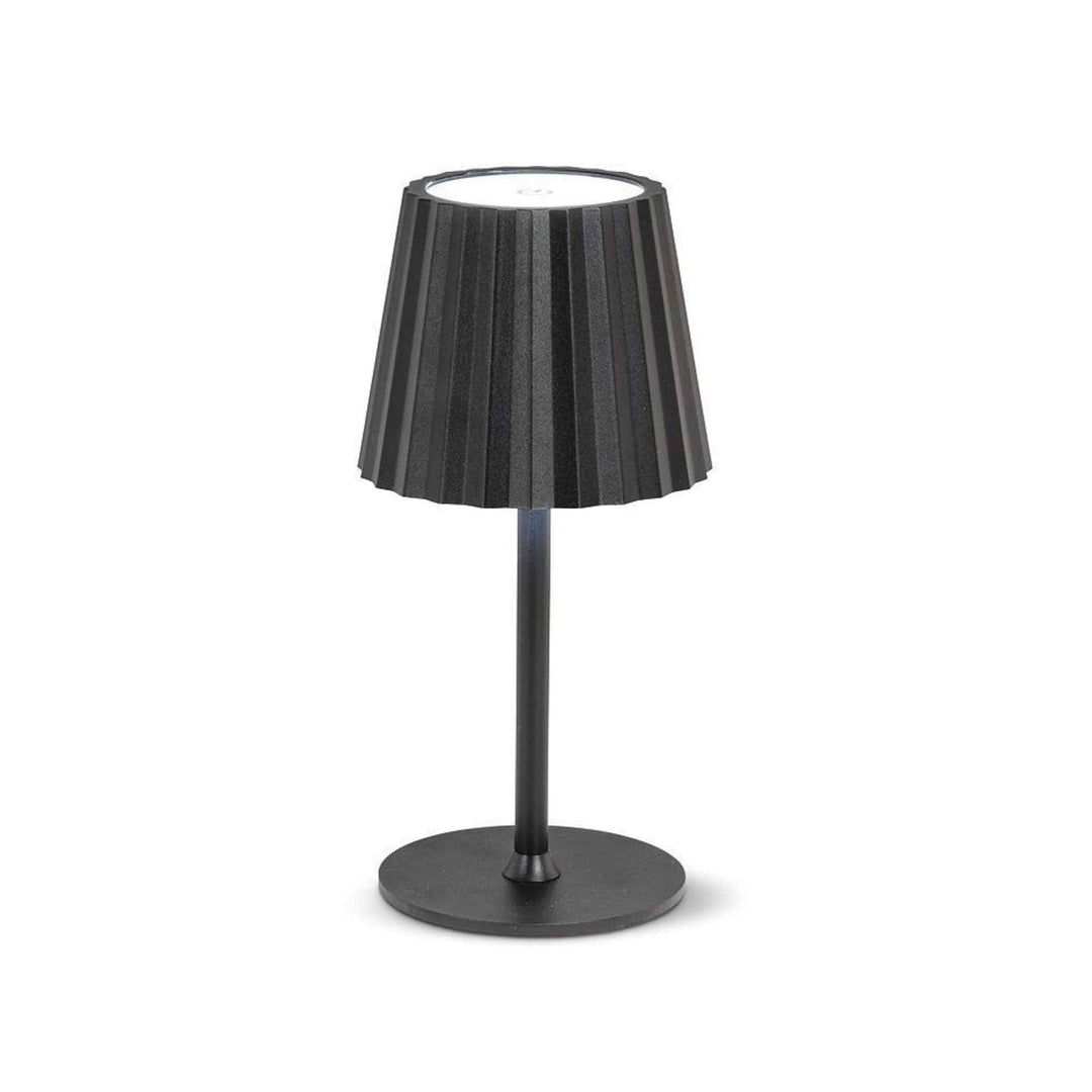 FLUTED SHADE LED TABLE LAMP