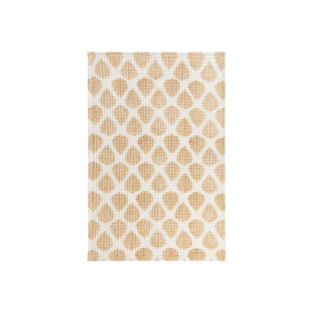 ARBOR BLOCK PRINT WAFFLE DISHTOWEL