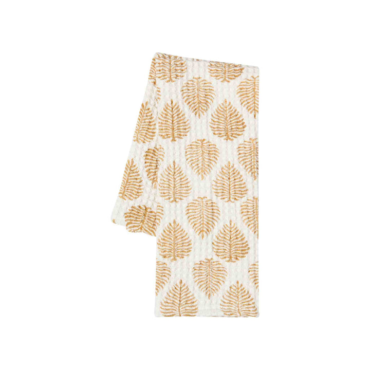 ARBOR BLOCK PRINT WAFFLE DISHTOWEL