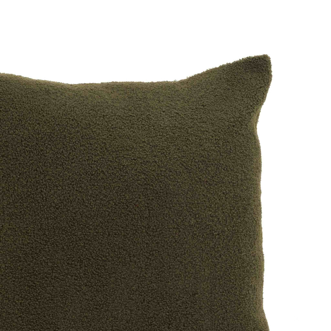 BASEL TEDDY PILLOW, OLIVE