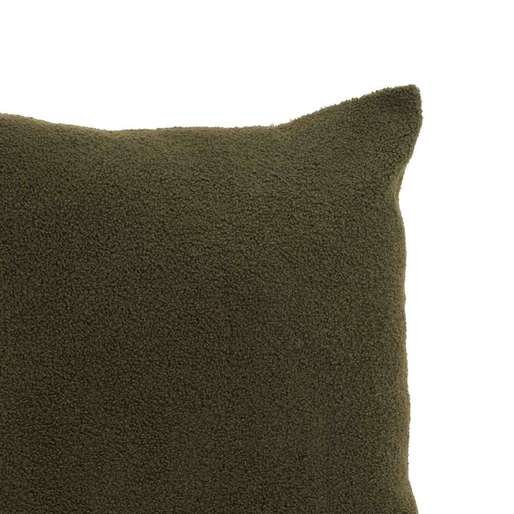 BASEL TEDDY PILLOW, OLIVE
