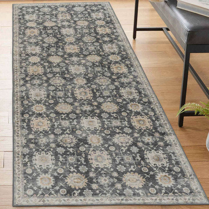 BRYN WASHABLE RUG, GRAY