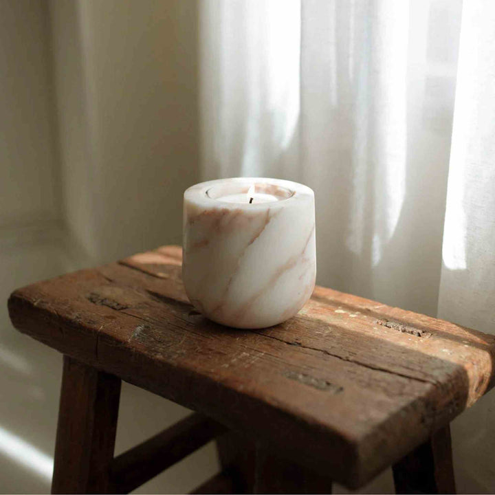 CALACATTA GOLD MARBLE, REFILLABLE VESSEL