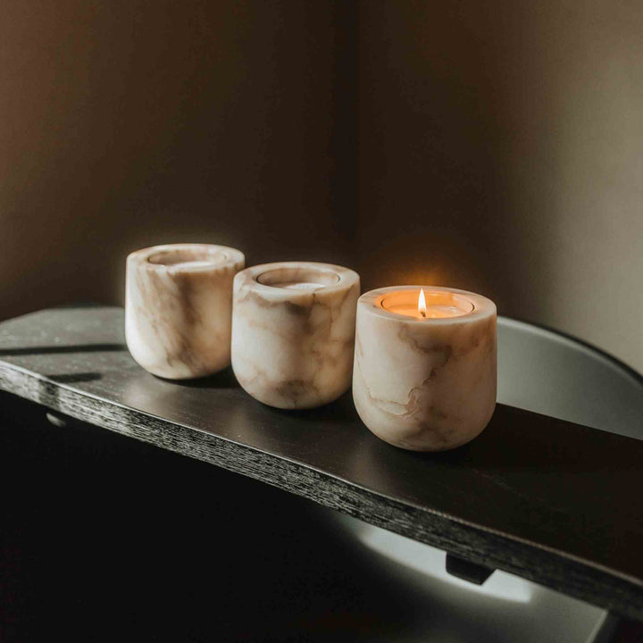 CALACATTA GOLD MARBLE, REFILLABLE VESSEL