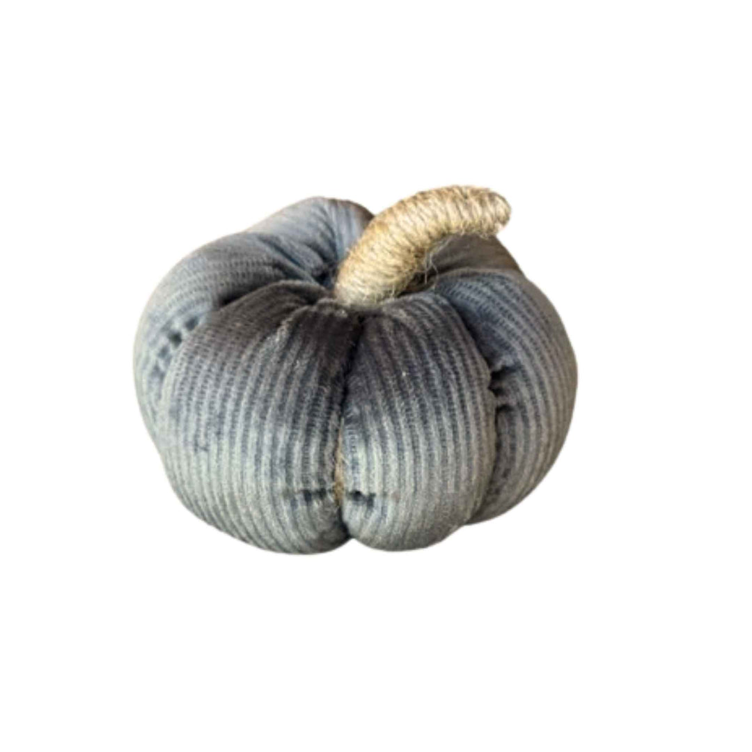 GRAY CORDUROY PUMPKIN