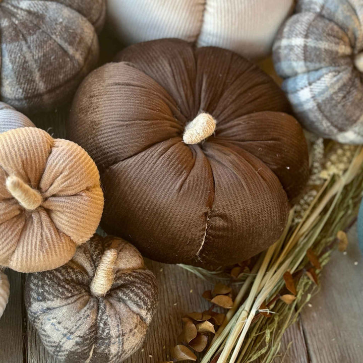 MOCHA CORDUROY PUMPKIN
