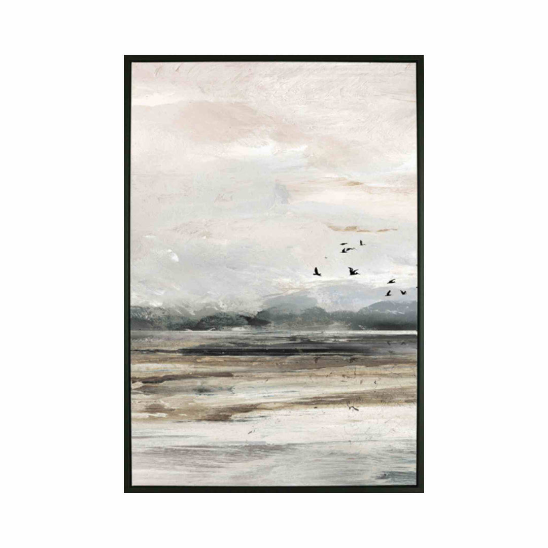 BY THE LAKE, FRAMED ART