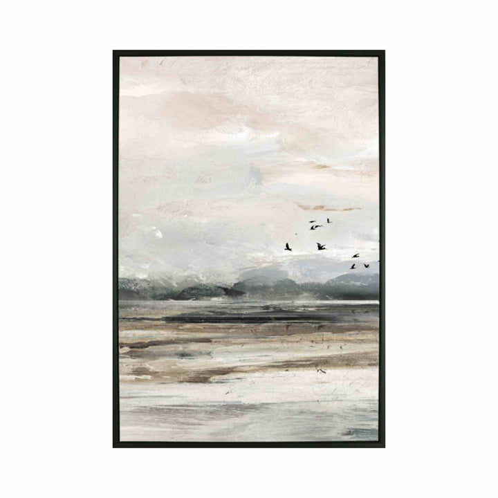 BY THE LAKE, FRAMED ART
