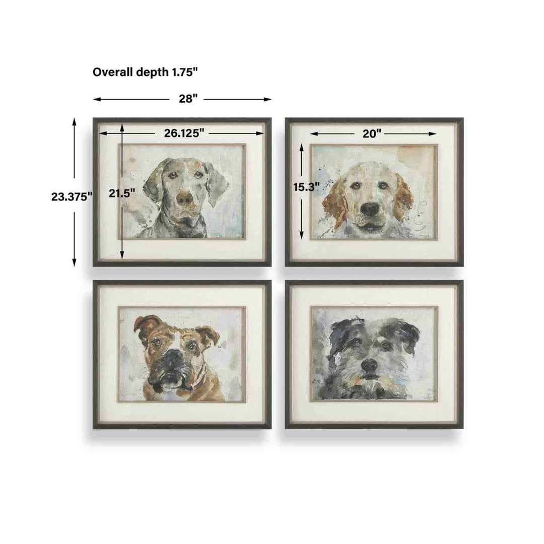 DOG DAYS, FRAMED ART