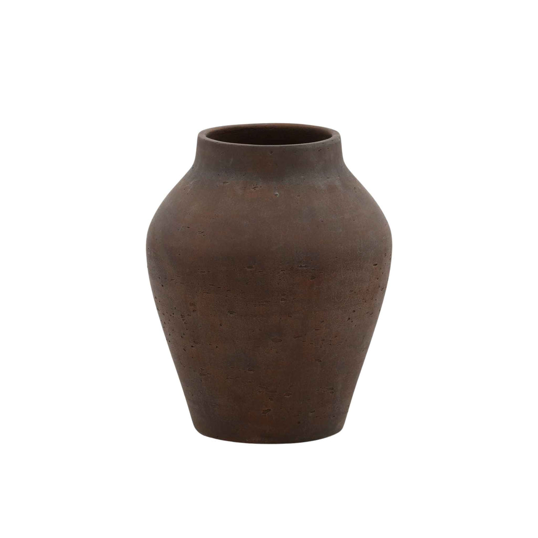 FAUSTUS VASE, BROWN