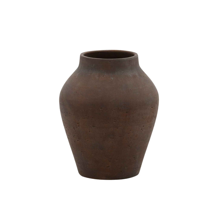 FAUSTUS VASE, BROWN