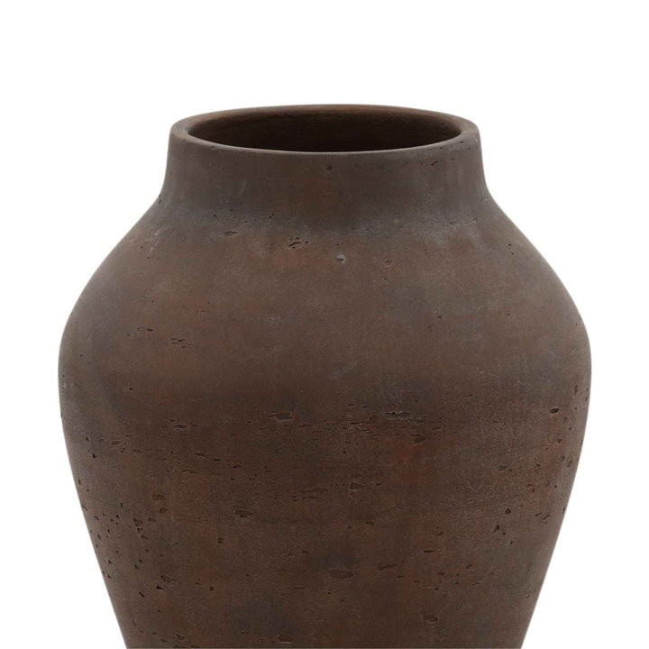 FAUSTUS VASE, BROWN