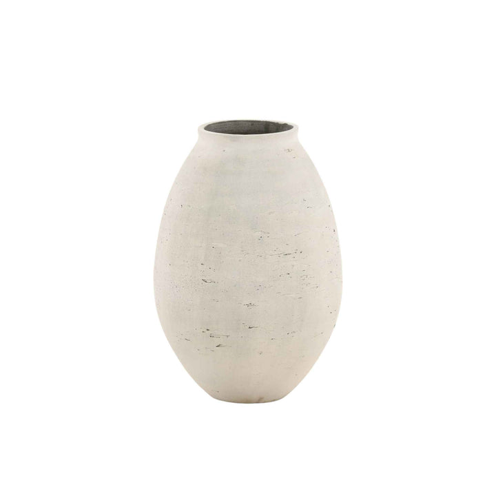 CALLUM VASE, ANTIQUE WHITE