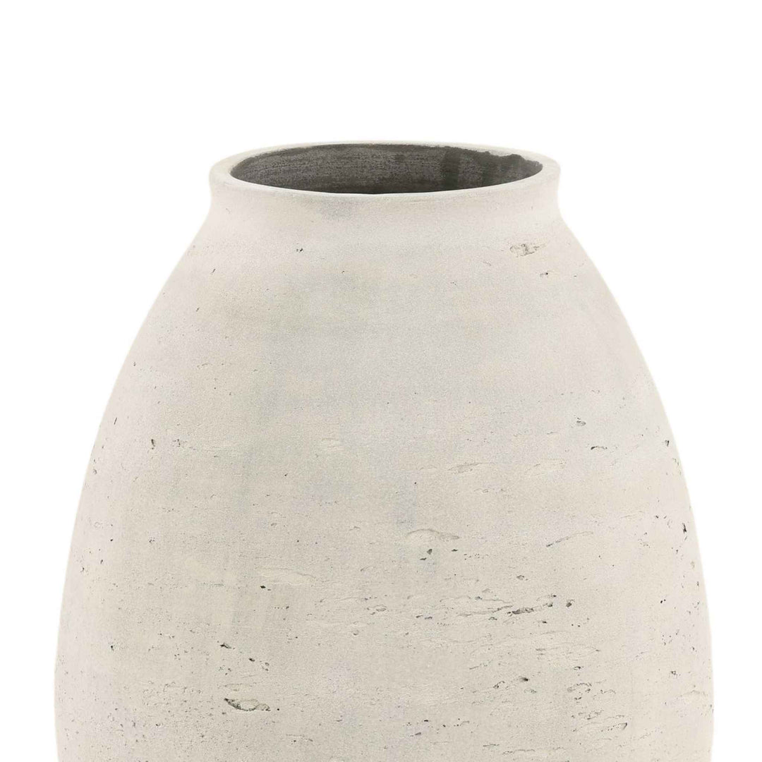 CALLUM VASE, ANTIQUE WHITE