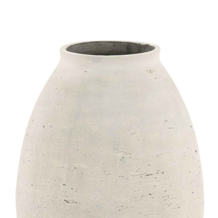 CALLUM VASE, ANTIQUE WHITE