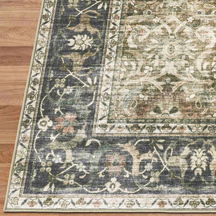 DUA WASHABLE RUG, BROWN GRAY BEIGE