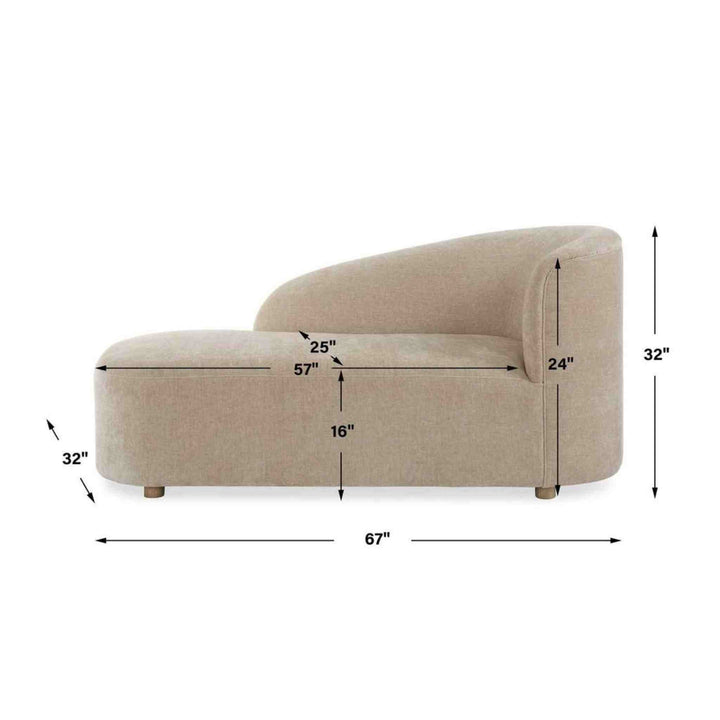 ETTA ARM CHAISE LOUNGE
