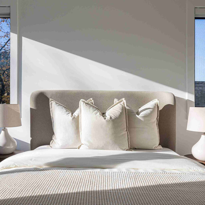 FARAH STORAGE BED, VELVET SANDSTORM