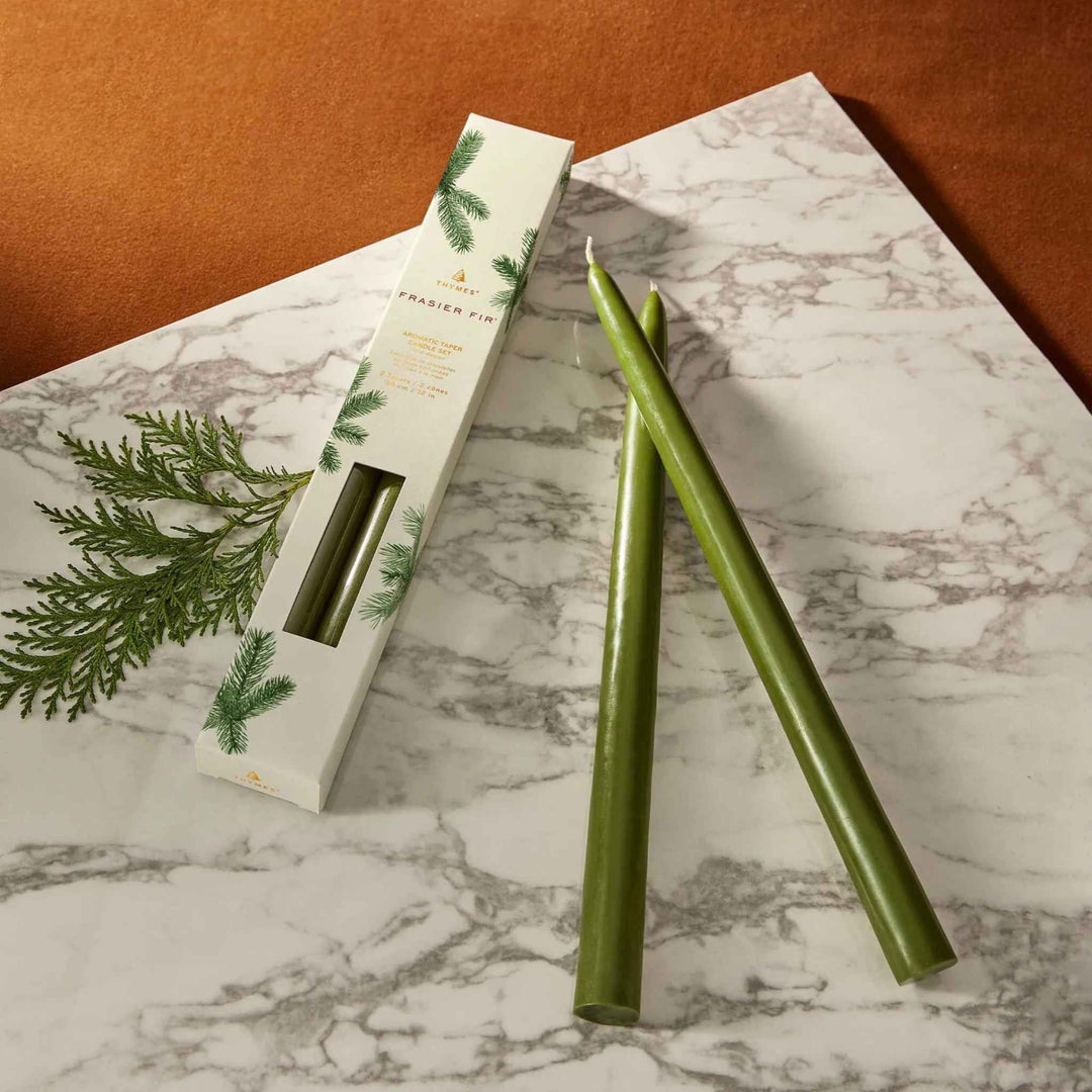 FRASIER FIR TAPER CANDLES, S/2