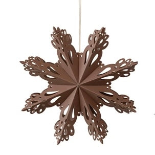 FOLDING SNOWFLAKE ORNAMENT, 9'H