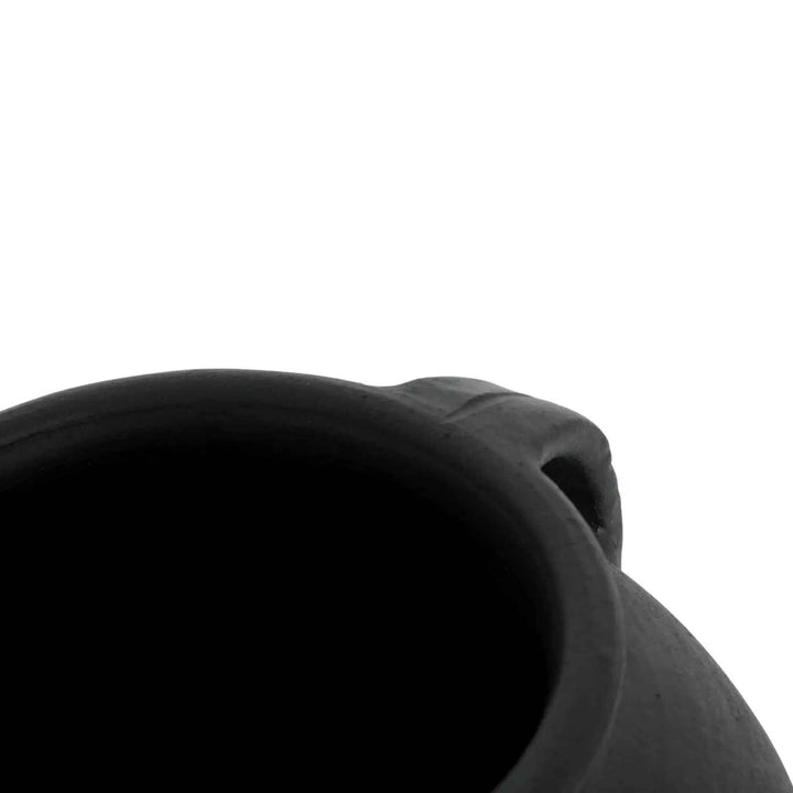 JOSI TERRACOTTA VASE, BLACK