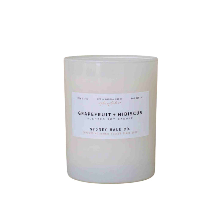 SYDNEY HALE CANDLE, GRAPEFRUIT + HIBISCUS