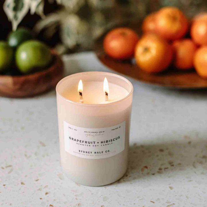 SYDNEY HALE CANDLE, GRAPEFRUIT + HIBISCUS