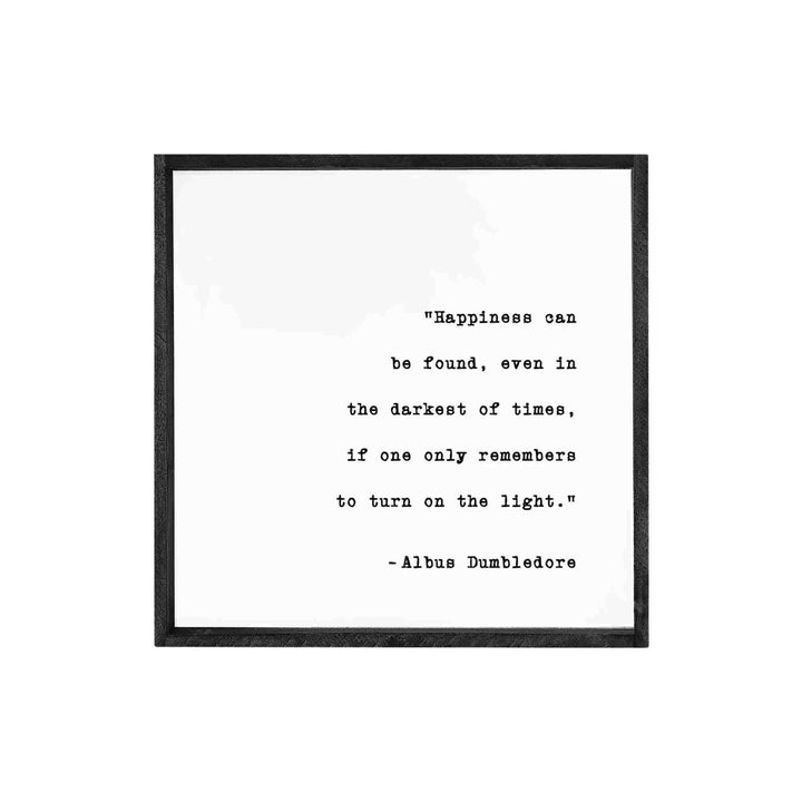HAPPINESS CAN BE FOUND, WOOD SIGN