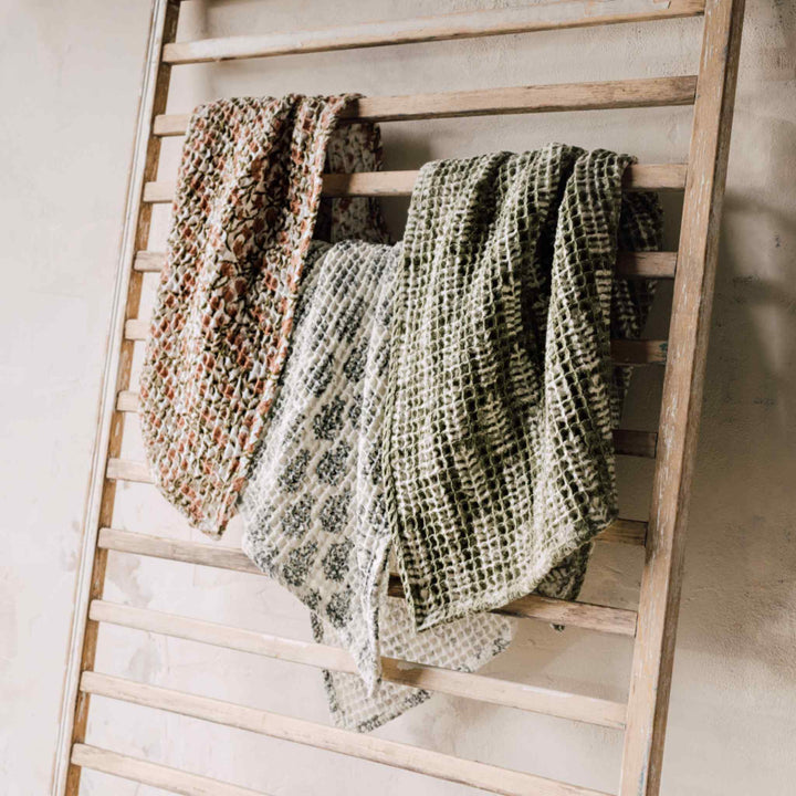 THRIVE BLOCK PRINT DISHTOWEL